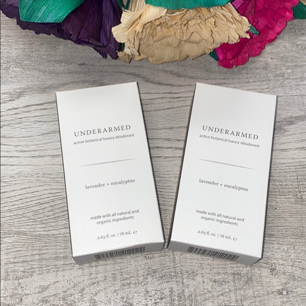 UNDERARMED NATURAL ORGANIC DEODORANT 2pk Bundle